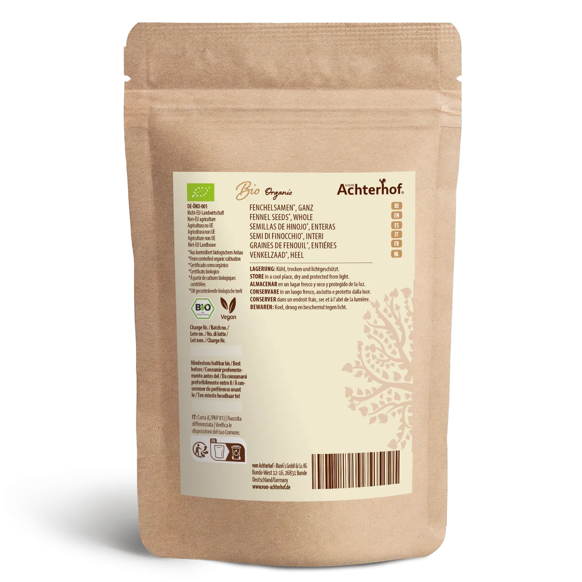 Fenchelsamen ganz Bio (1000g) – Bild 2