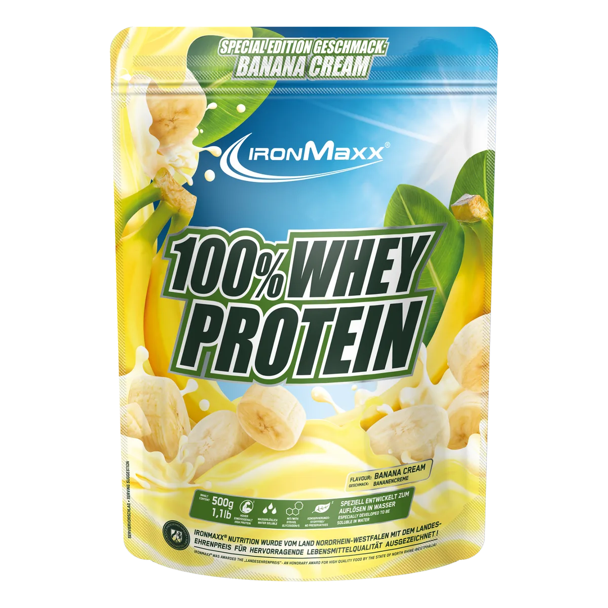 100% Whey Protein (500g) - Banana Cream