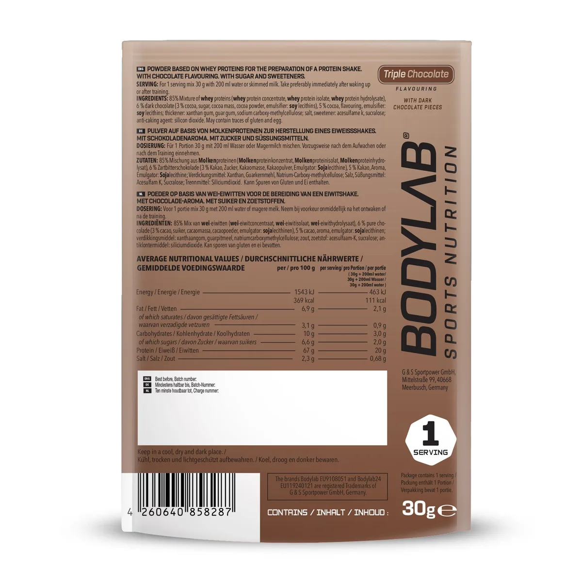 Whey Protein Probierboxen (8 Proben je 30g) Probierbox 1 (8x30g) – Bild 8