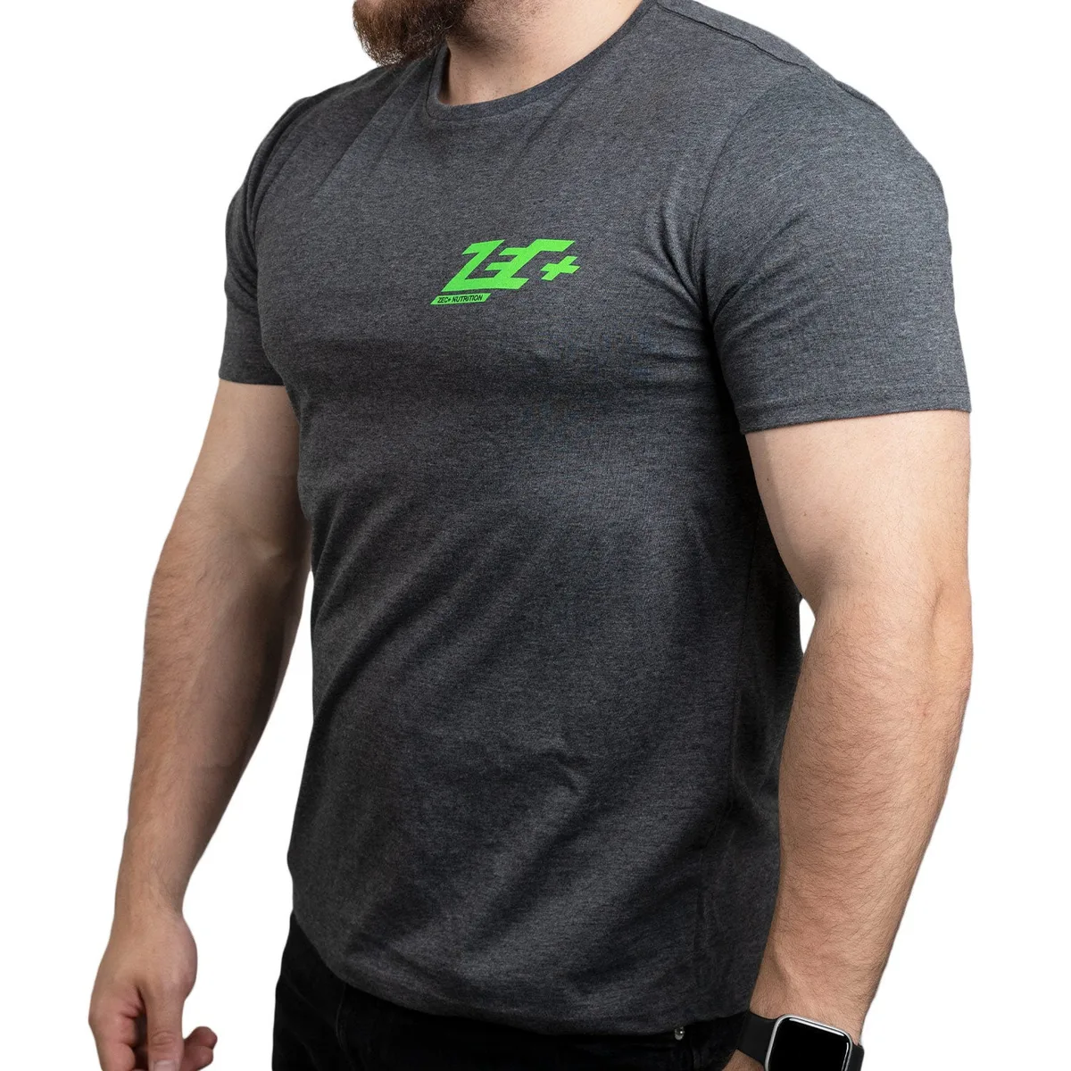 ZEC+ T-SHIRT MELANGE Blau / 2XL – Bild 8