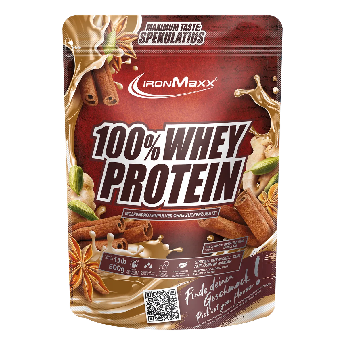 100% Whey Protein (500g) - Spekulatius