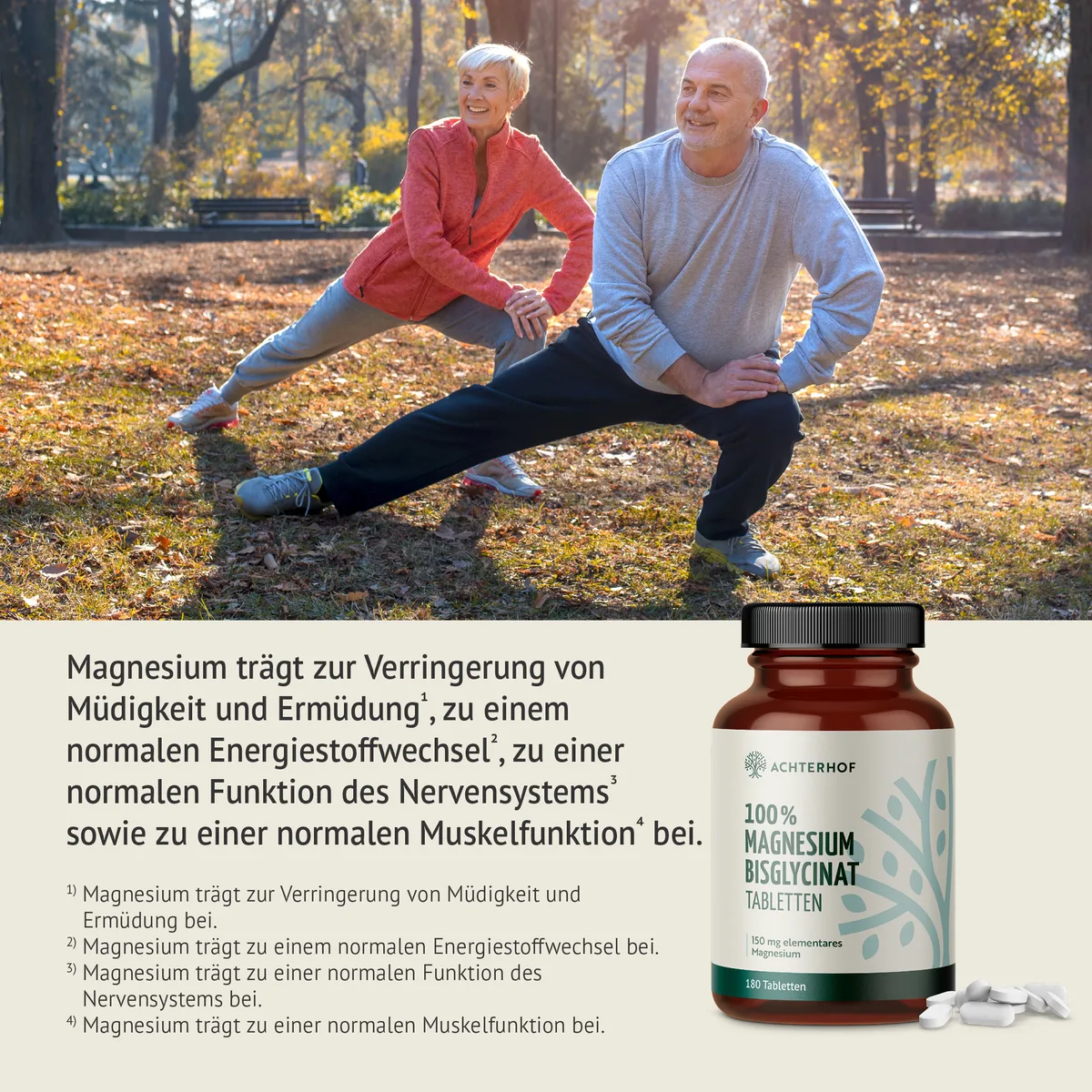 Magnesium Bisglycinat Tabletten (180 Tabletten) – Bild 3