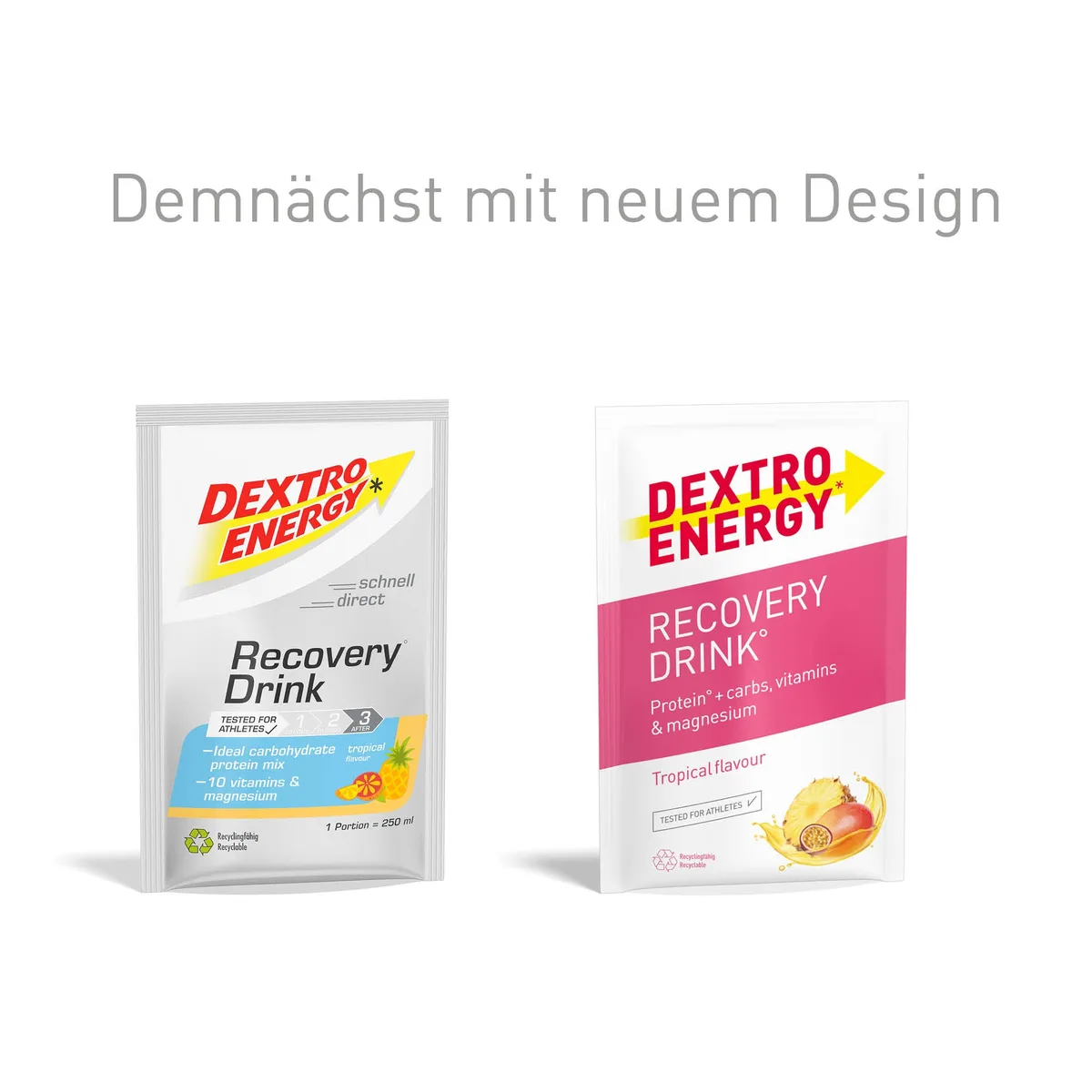 Recovery Drink Tropical (14 Portionsbeutel) – Bild 3
