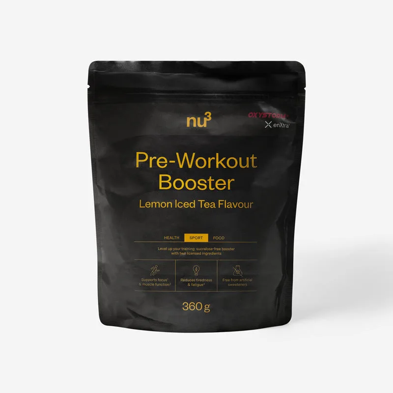 nu3 Pre-Workout Booster Lemon Iced Tea / 360 g – Bild 3