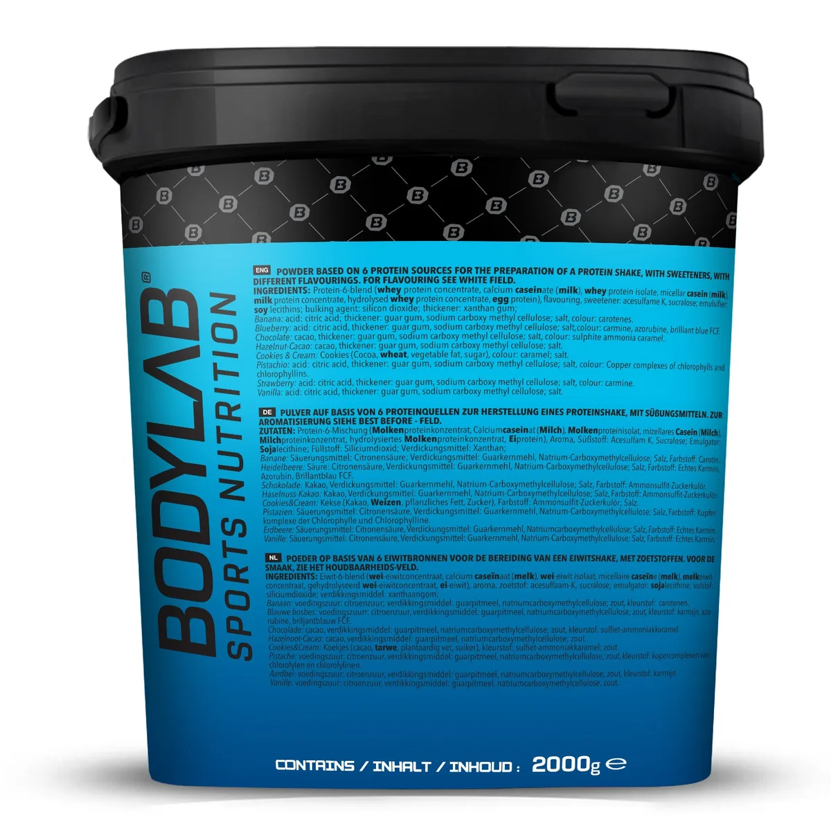 Protein-6 (2000g) Cookies & Cream – Bild 3