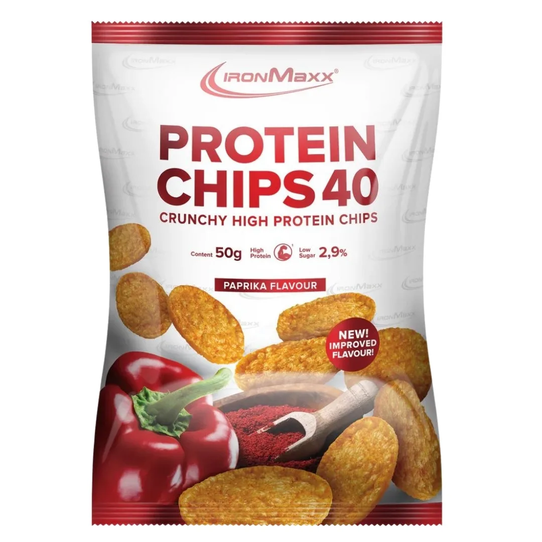 IronMaxx Protein Chips 40 - 1 x 50g (MHD-Ware)