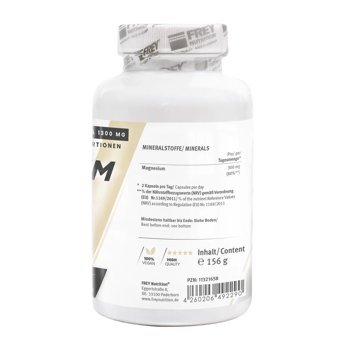 Magnesium Citrat (120 Kapseln) – Bild 3