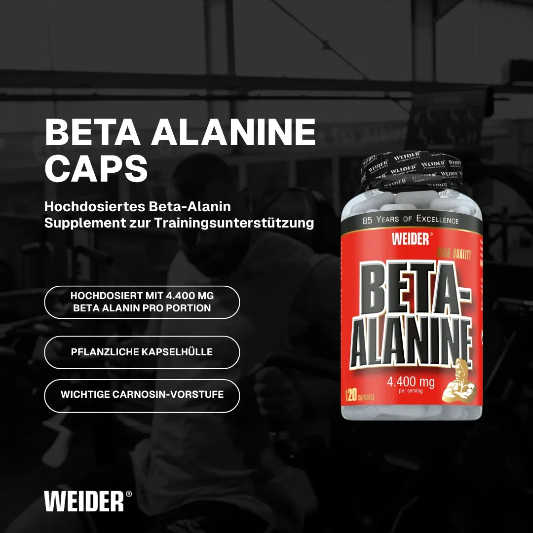 Beta Alanine Caps 120 Kapseln – Bild 2