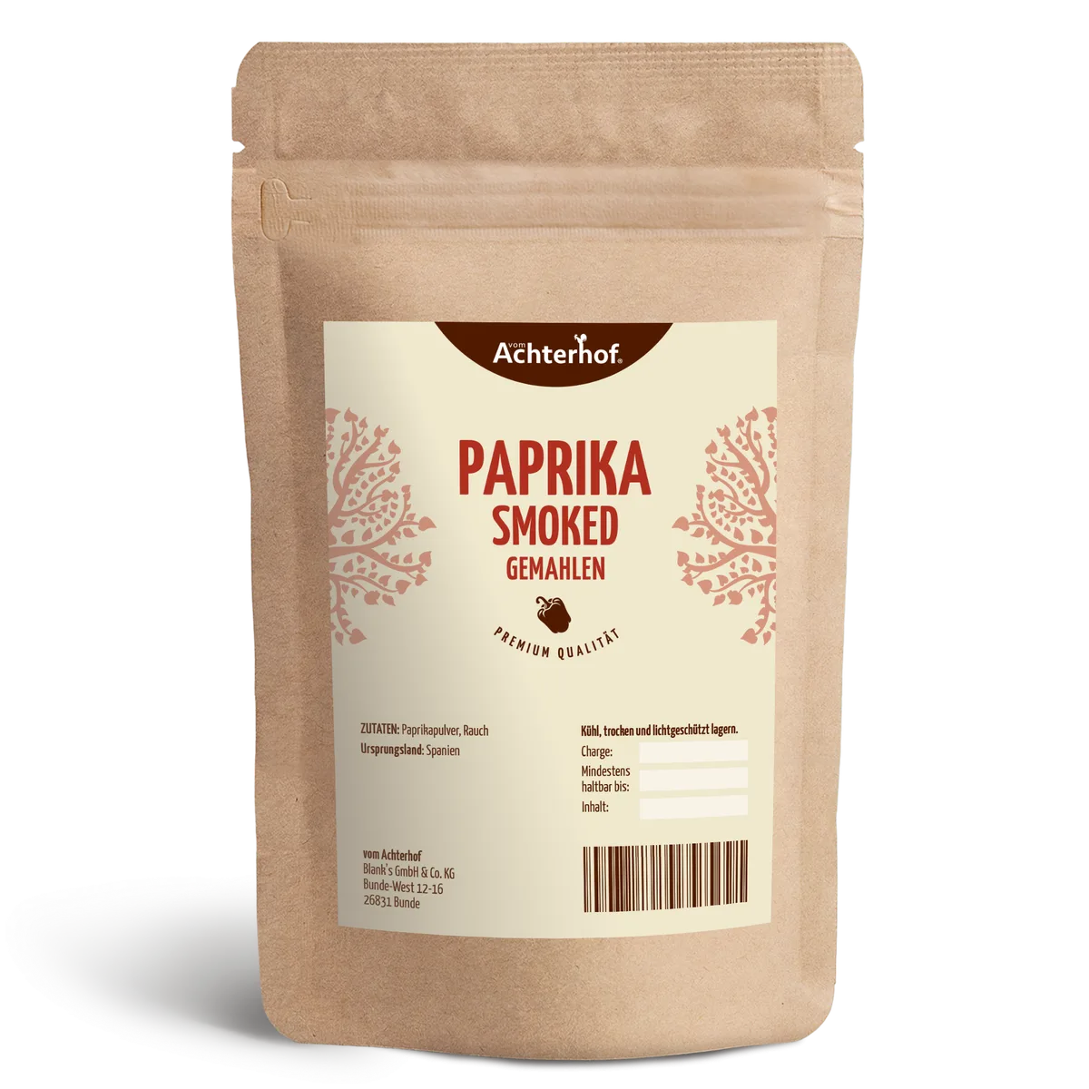 Paprika smoked gemahlen (1000g)