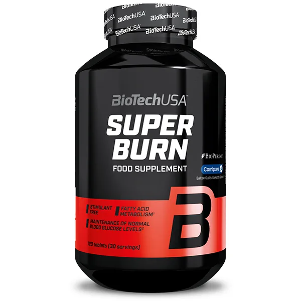 BioTech USA Super Burn – 120 Tabletten für deinen aktiven Lifestyle