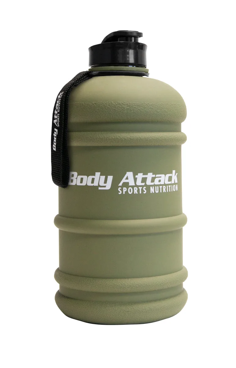 Body Attack Water Bottle XXL - 2,2 Liter Green – Bild 2