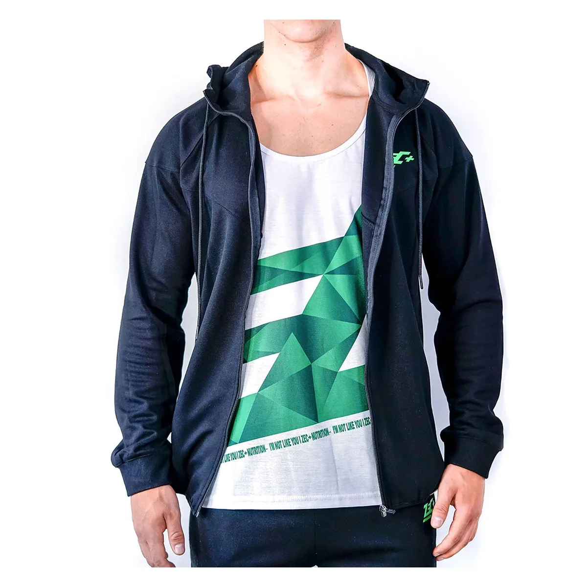 ZEC+ New School Hoodie schwarz M – Bild 3