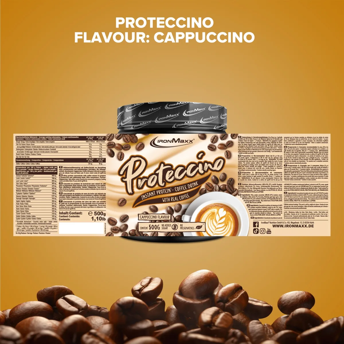 Proteccino (500g) - Cappuccino – Bild 4