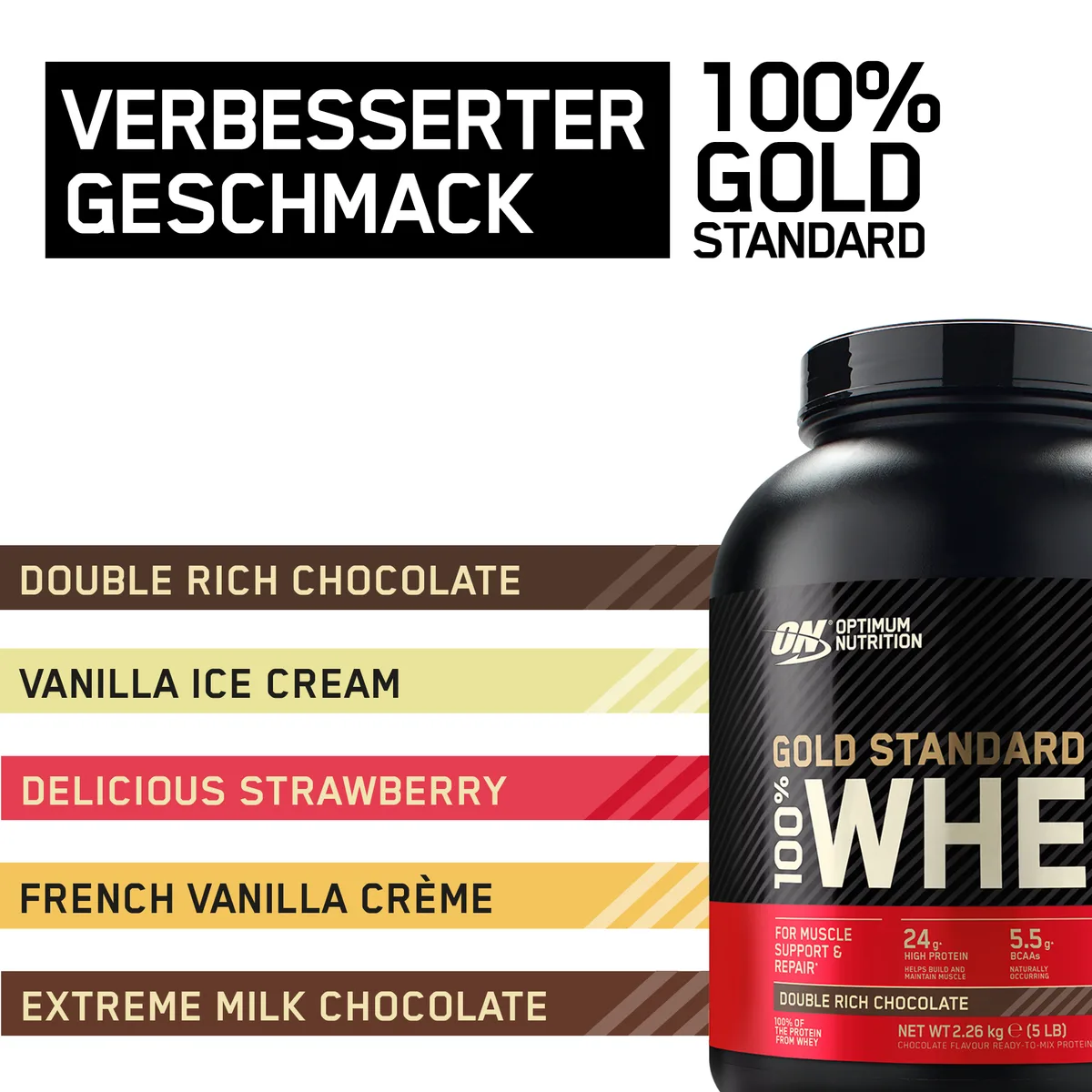 100% Whey Gold Standard (4530g) Double Rich Chocolate – Bild 7