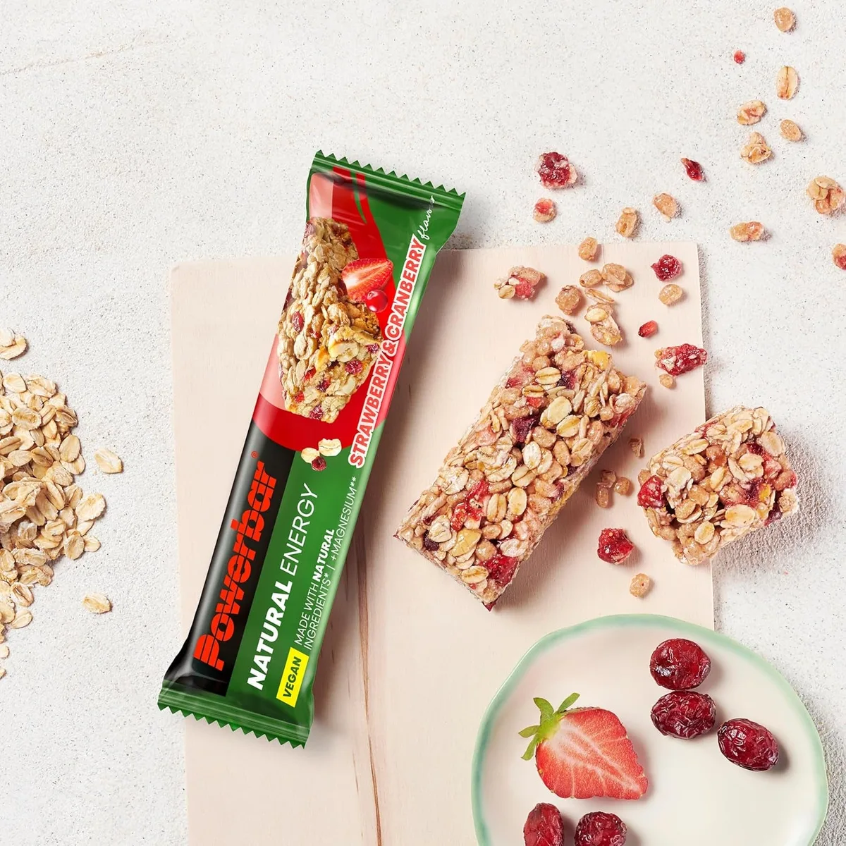 Natural Energy Cereal Bar (18x40g) Strawberry-Cranberry – Bild 7