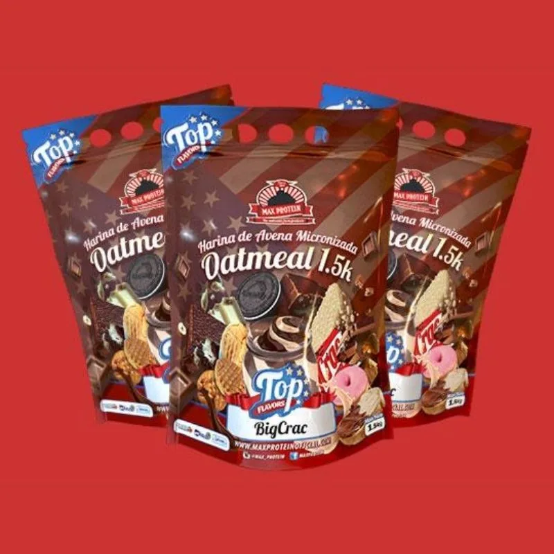 Max Protein TOP FLAVORS Oatmeal 1,5kg Butter Biscuit – Bild 3