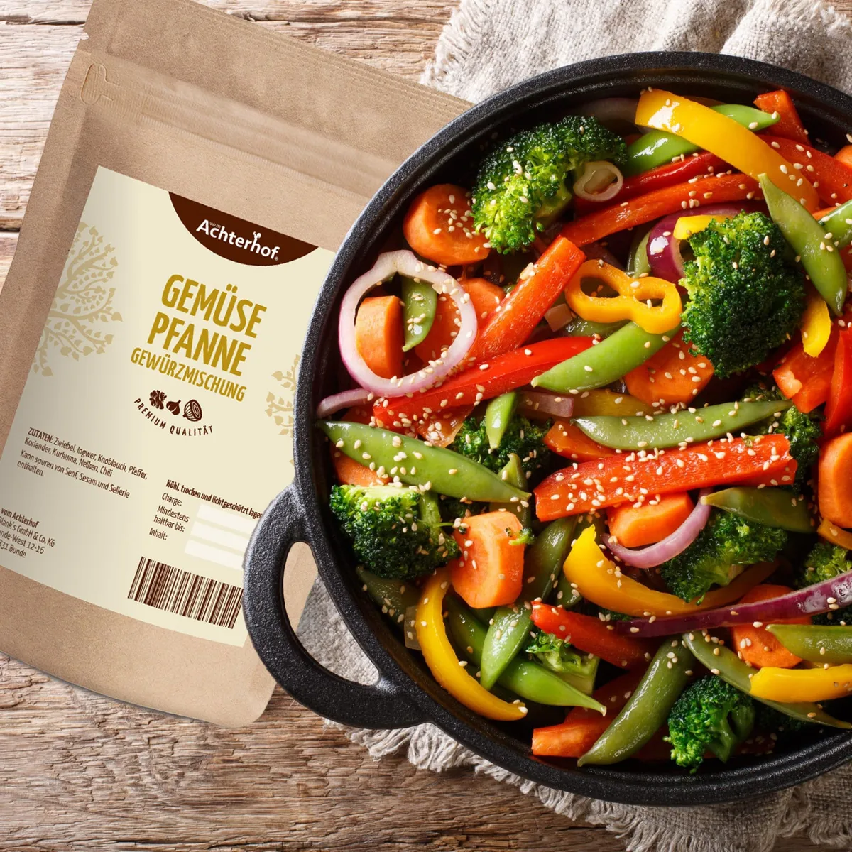 Gemüsepfanne Gewürzmischung (250g) – Bild 3