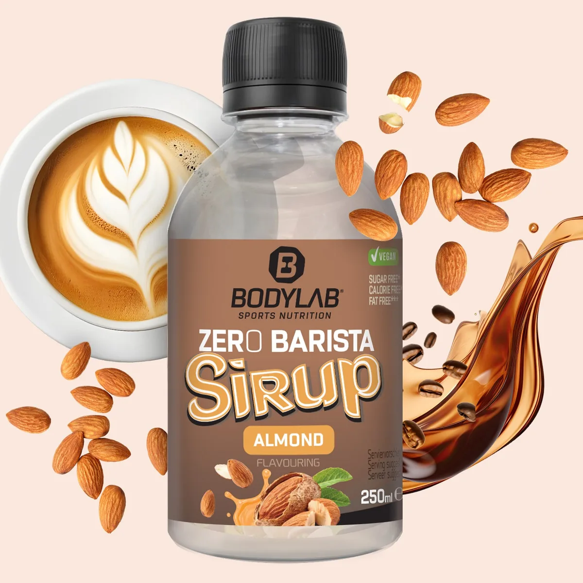 Zero Barista Sirup (250ml) Pistazie – Bild 7