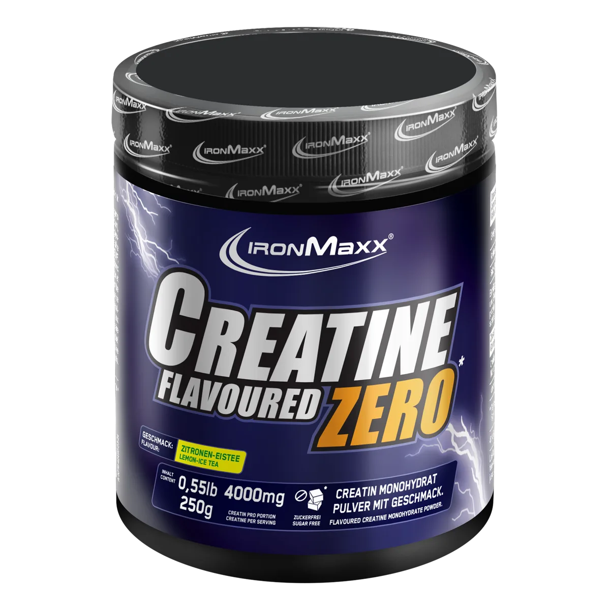 Creatine Flavoured Zero (250g) - Lemon Ice Tea – Bild 3