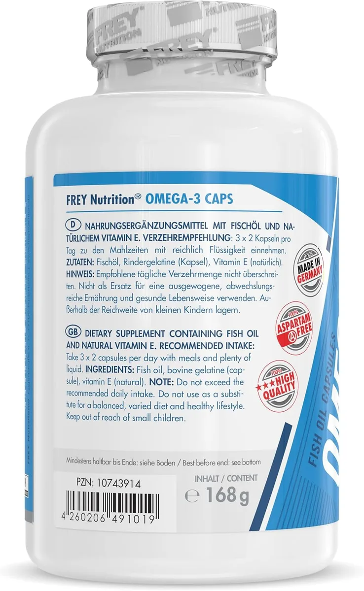 Omega-3 Caps (240 Kapseln) – Bild 2