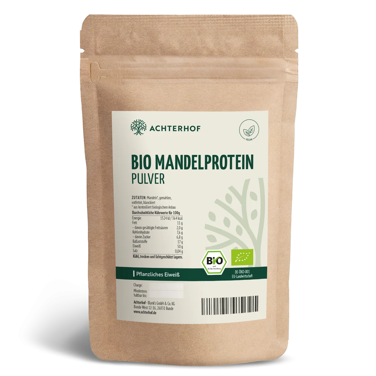 Bio Mandelprotein Pulver (1000g)