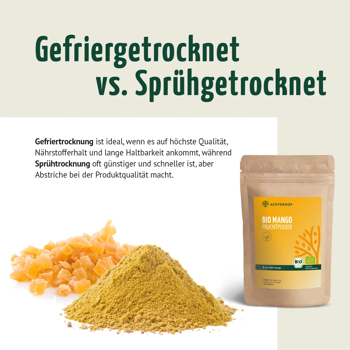 Bio Mango Fruchtpulver (100g) – Bild 8