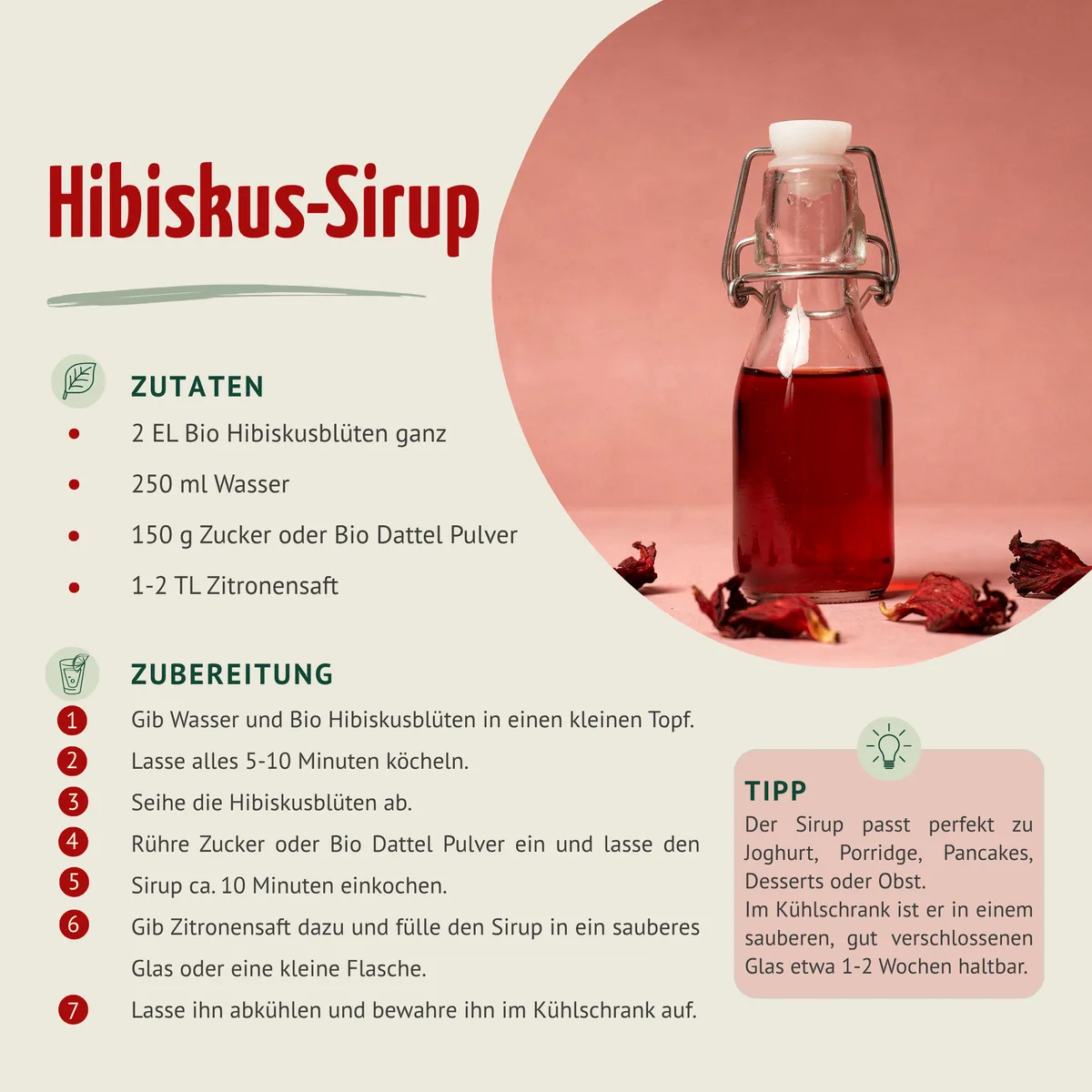 Bio Hibiskusblüten ganz (250g) – Bild 6