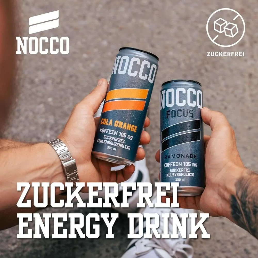 Nocco Black (330ml) Cola Orange – Bild 4