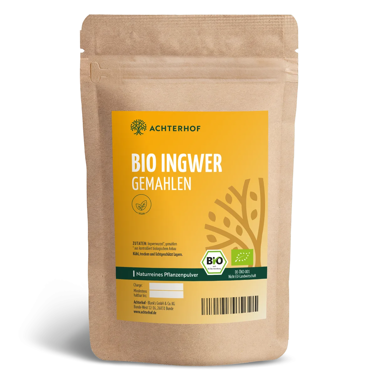 Bio Ingwer gemahlen (1000g)