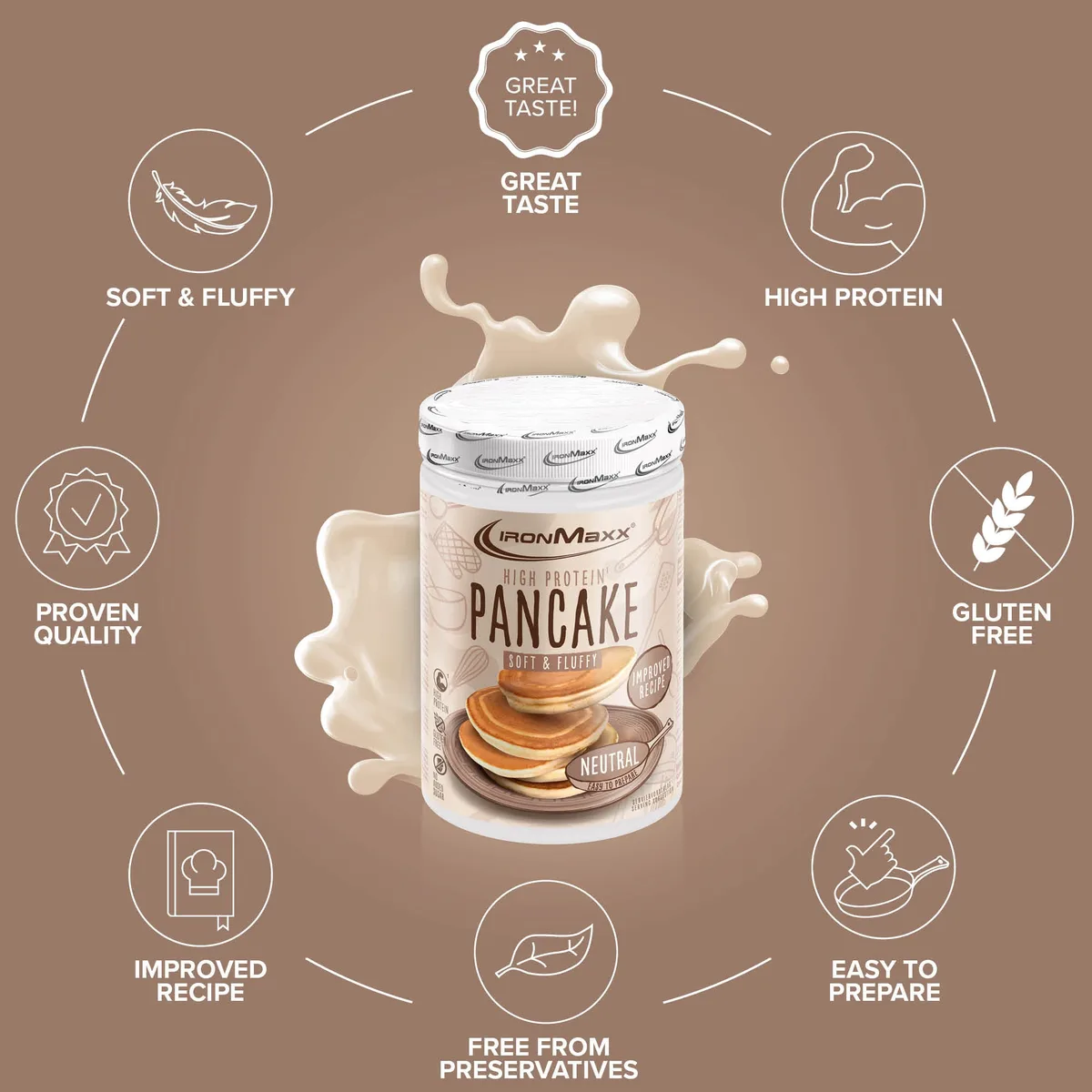 High Protein Pancake (450g) - Neutral – Bild 8