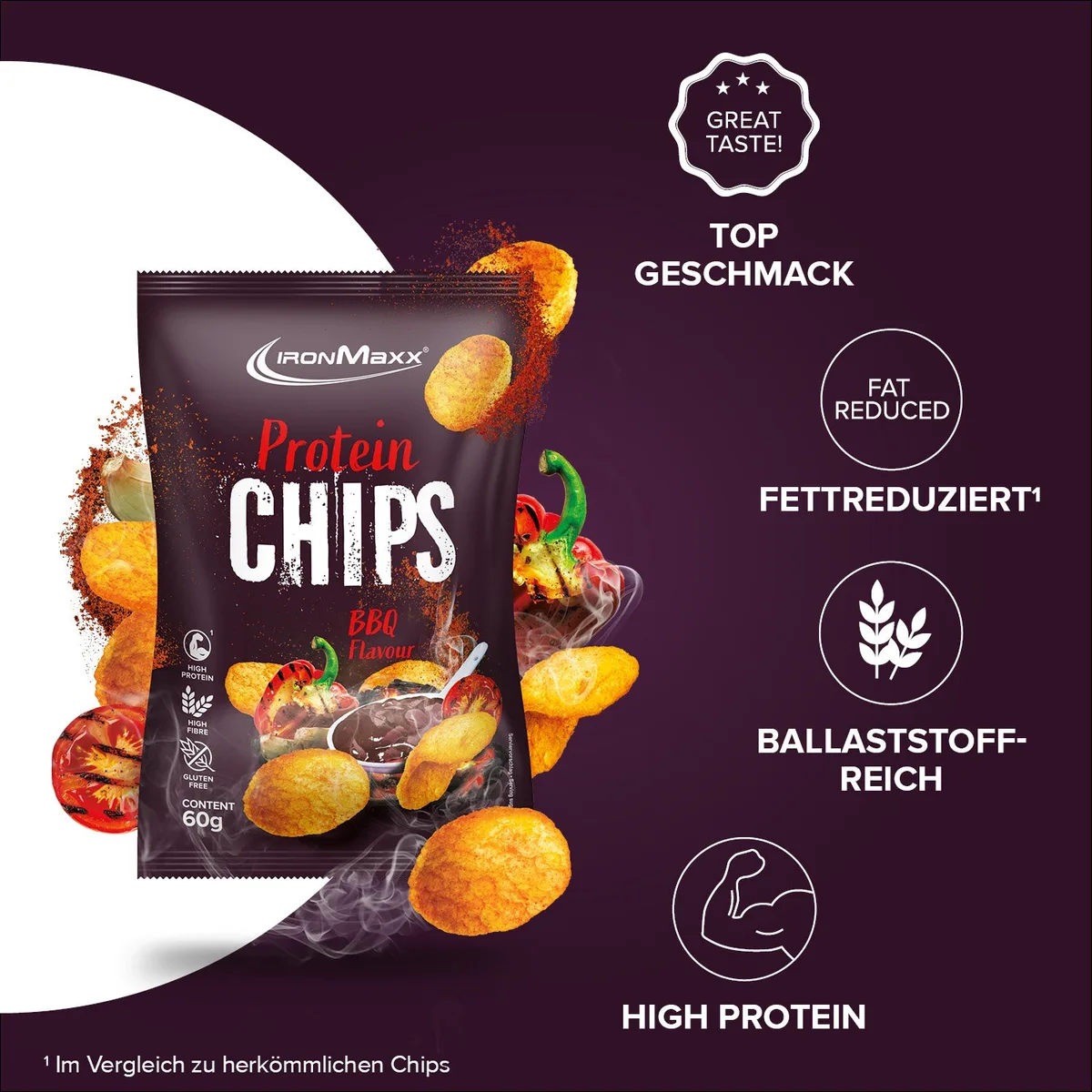 Protein Chips 3.0 (60g) - Barbecue – Bild 7