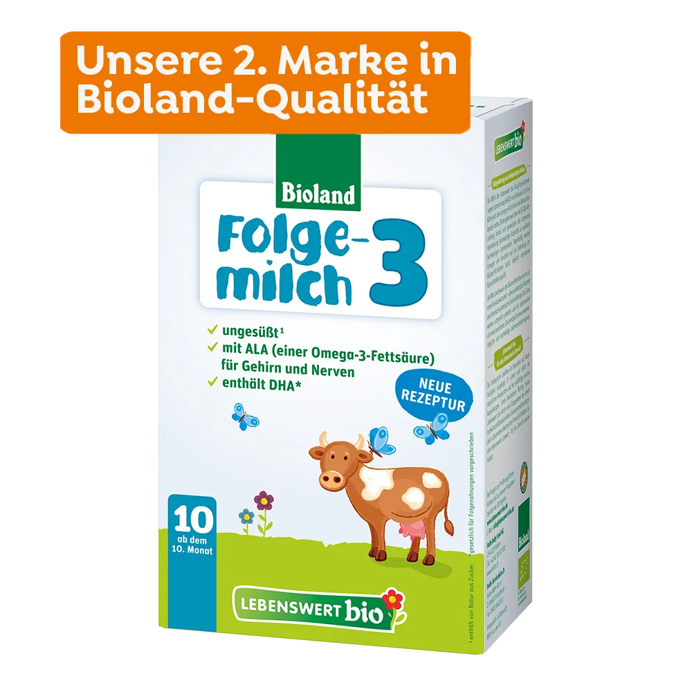Lebenswert Bio-Folgemilch 3 ab dem 10. Monat (475g)