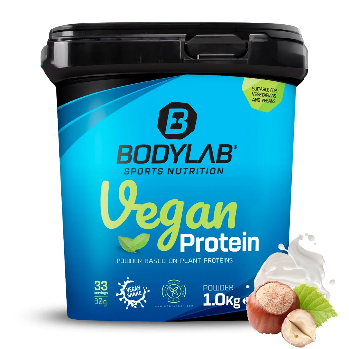 Vegan Protein (1000g) Vanille Softeis – Bild 4
