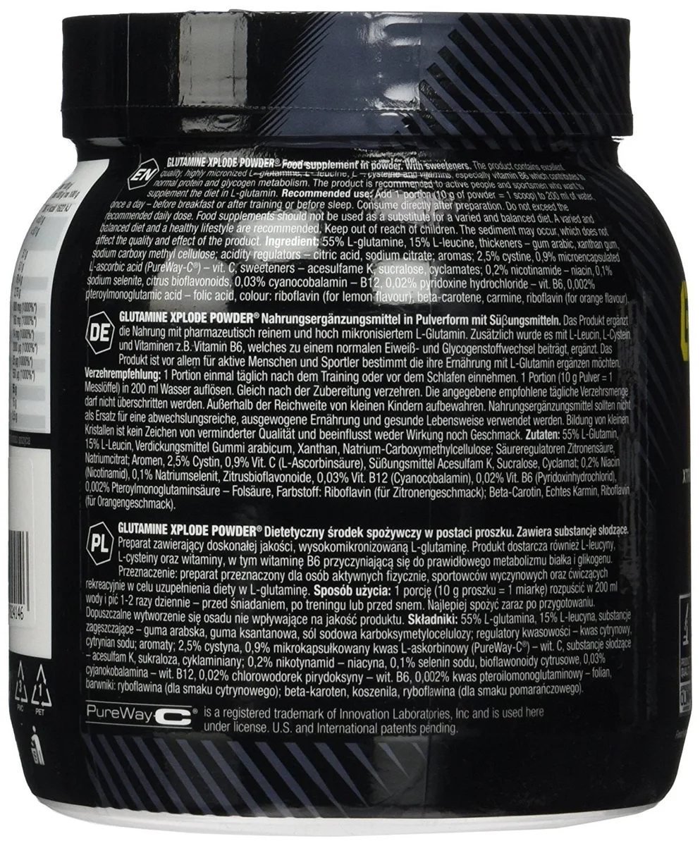 Glutamine Xplode Powder (500g) Zitrone – Bild 2