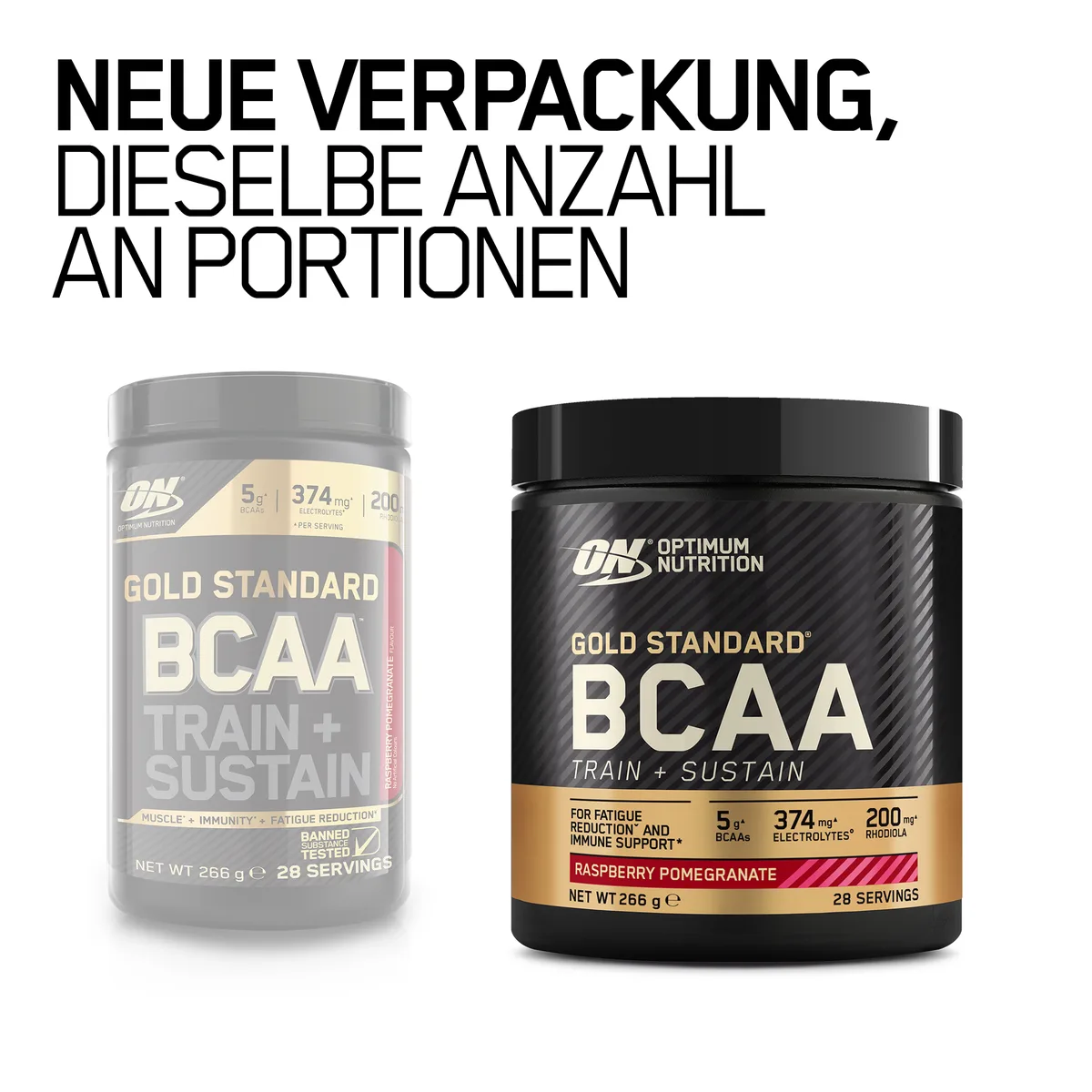 Gold Standard BCAA Train&Sustain (266g) Erdbeer-Kiwi – Bild 4