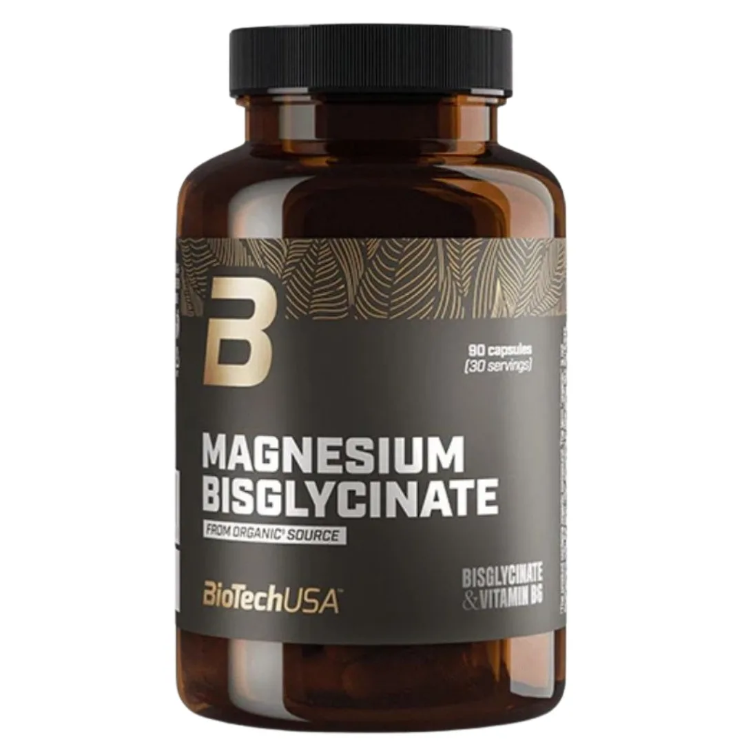BioTech USA Magnesium Bisglycinate - 90 Kaps.