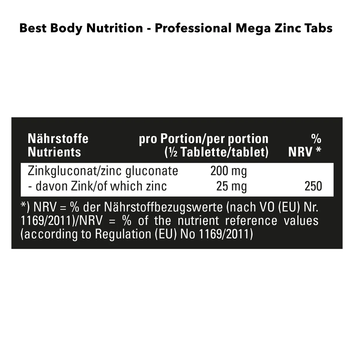 Zinc Tabs (150 Tabletten) – Bild 3