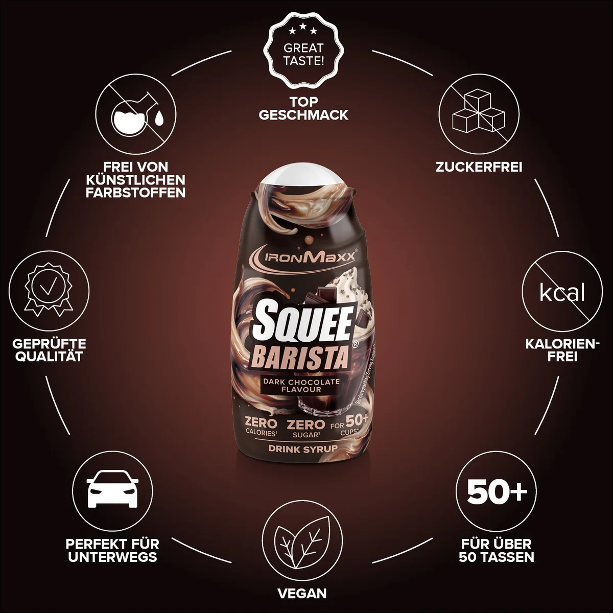SqueeBarista (65ml) - Dark Chocolate – Bild 5