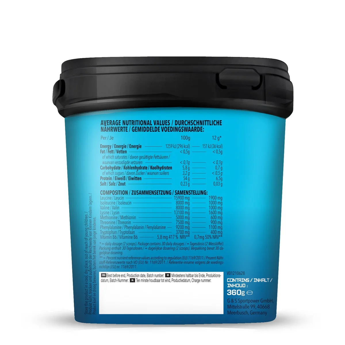 EAA Essential Amino Acids (360g) Kirsche – Bild 7