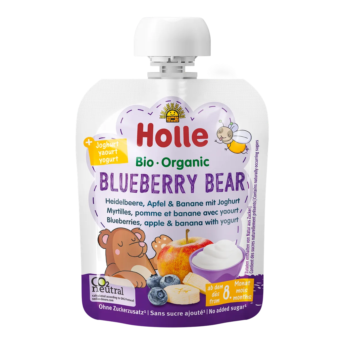 Bio Pouchy mit Joghurt ab dem 8. Monat (10x85g) Mango mit Joghurt – Bild 8