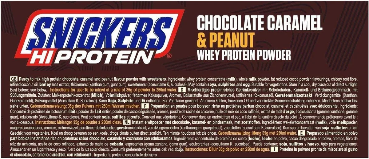 Snickers Protein Powder (455g) – Bild 5