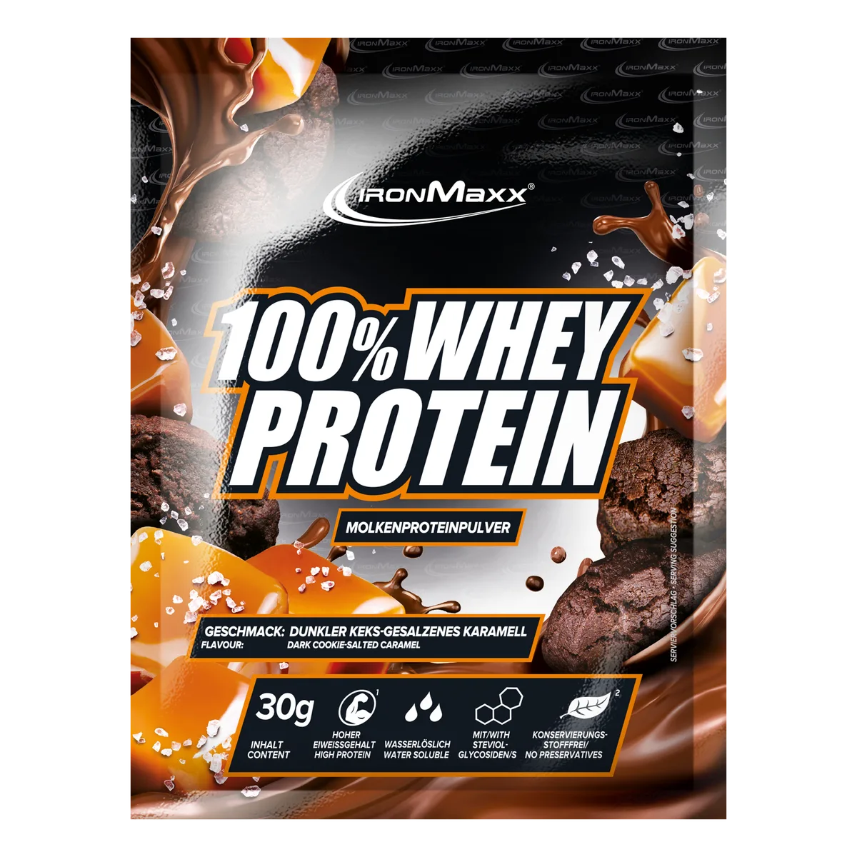 100% Whey Protein (30g) - Dark Cookies Salted Caramel