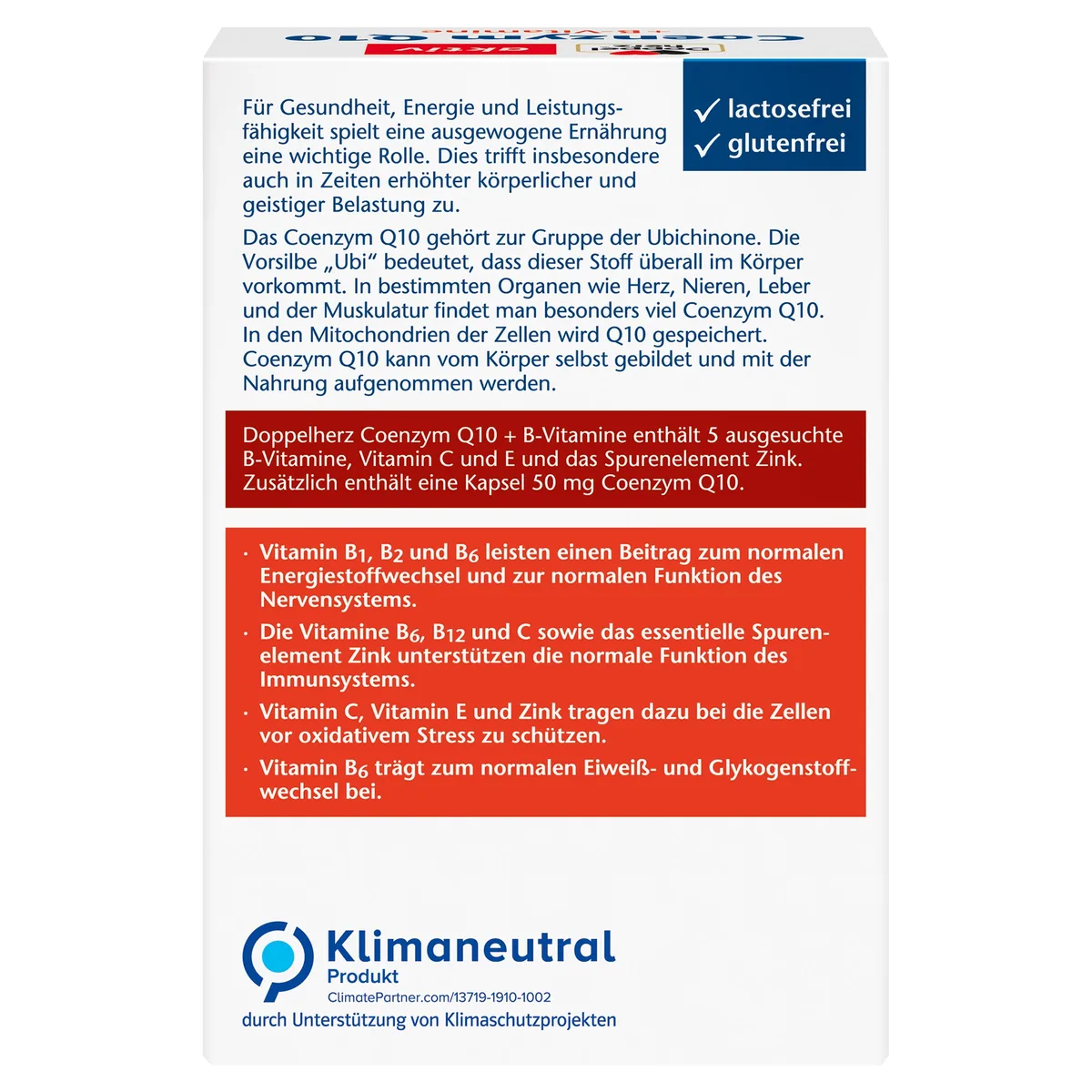 Coenzym Q10 + B-Vitamine (60 Kapseln) – Bild 4