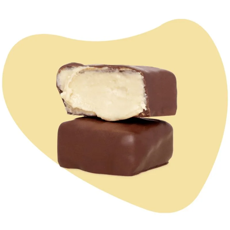 Wana Bars Creamy Twins 45g Riegel / Dark Chocolate & White Chocolate Filling – Bild 4
