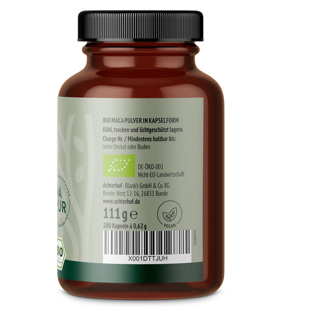 Maca Kapseln Bio (180 Kapseln) – Bild 4
