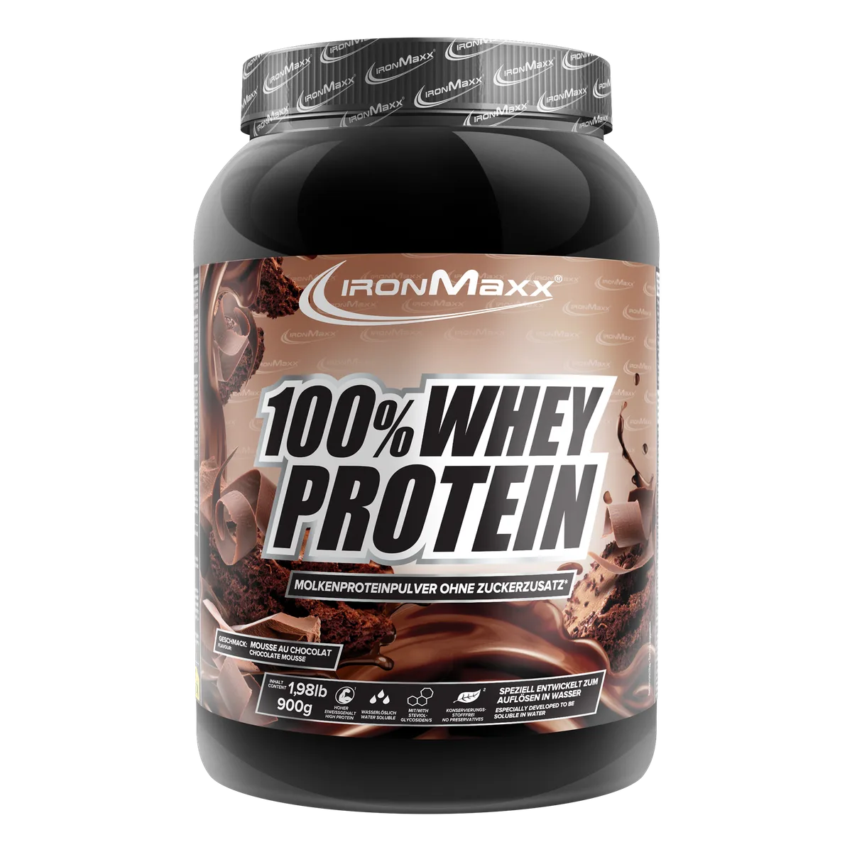 100% Whey Protein (900g) - Mousse au Chocolate