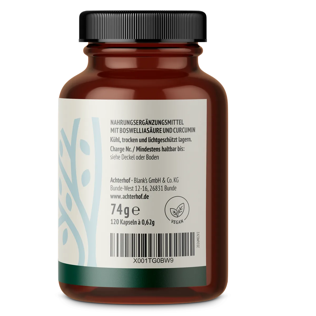 Weihrauch Kurkuma Komplex (120 Kapseln) – Bild 3