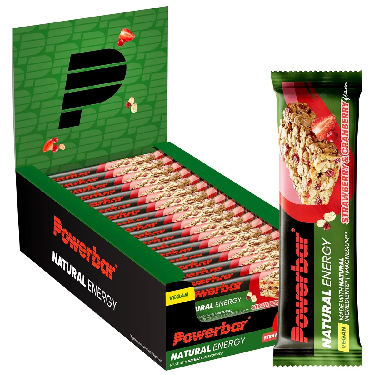 Natural Energy Cereal Bar (18x40g) Strawberry-Cranberry – Bild 5