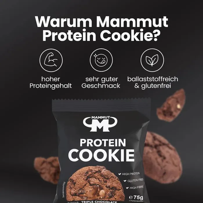 Protein Cookie Triple Chocolate (75g) – Bild 2