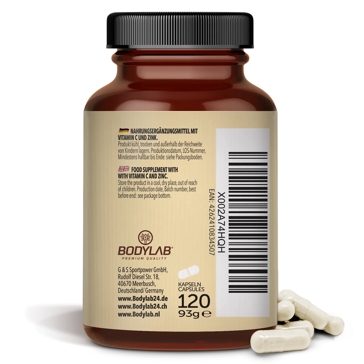 Vitamin C + Zink (120 Kapseln) – Bild 6